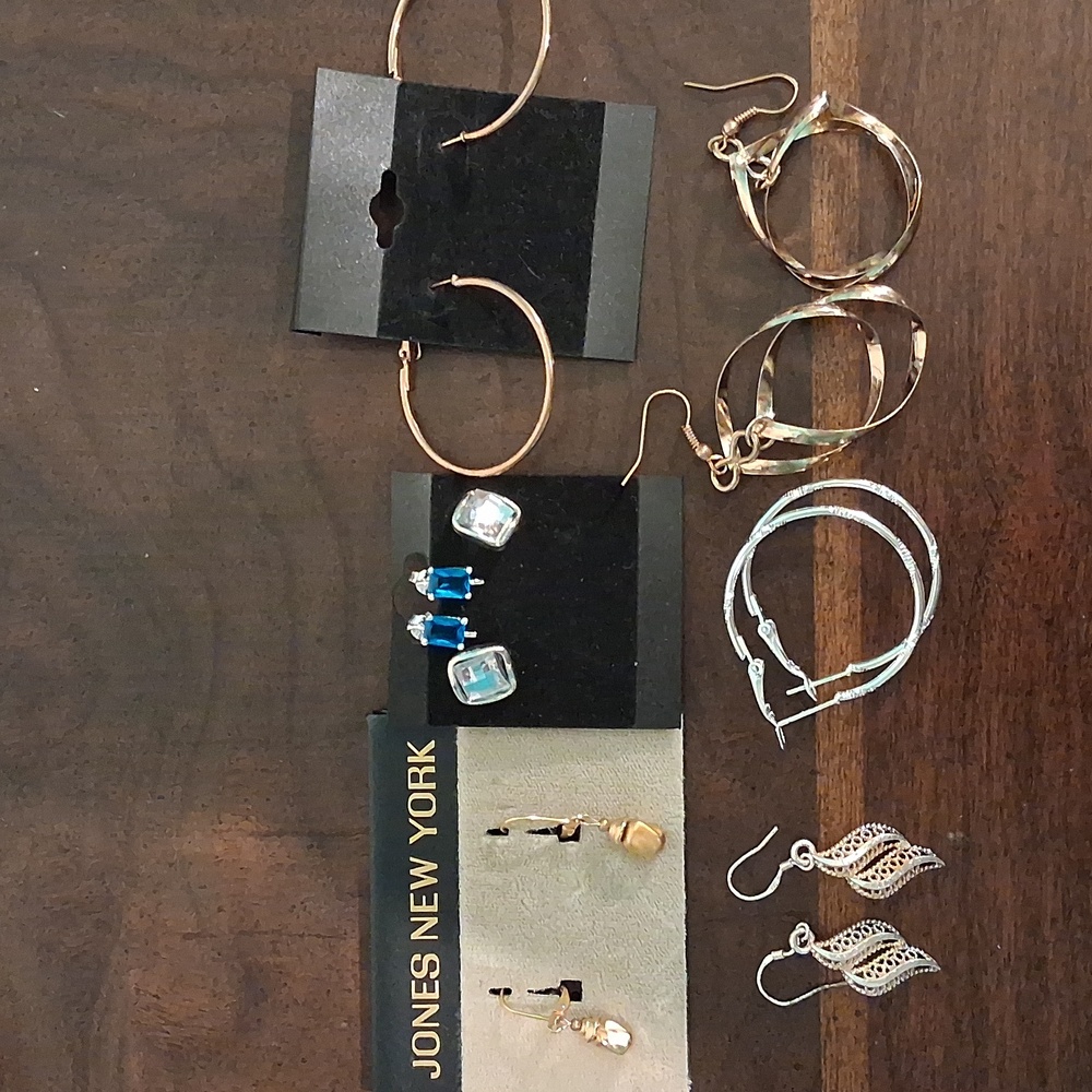 NEW! 7 piece Silver/ Gold / Rhinestone Jewellery Set 3974